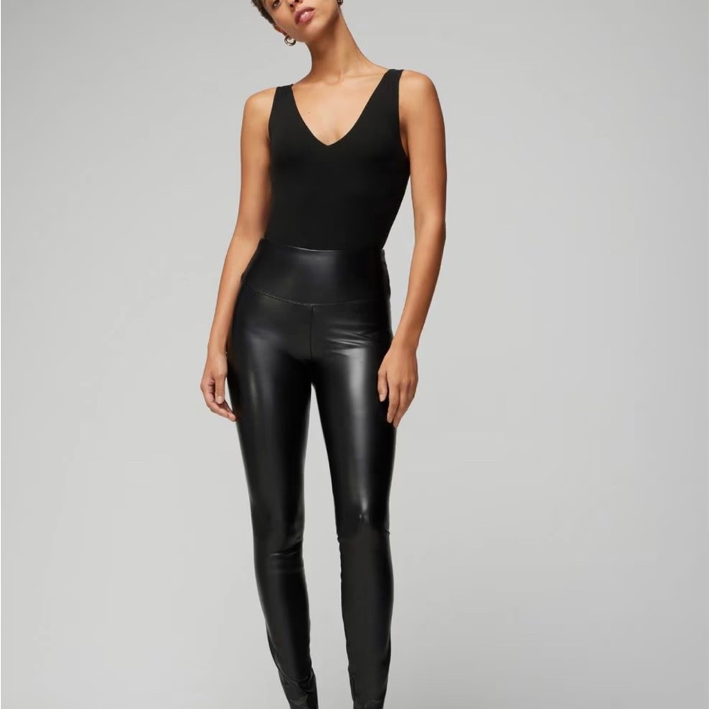 White House Black Market Black Runway Leggings